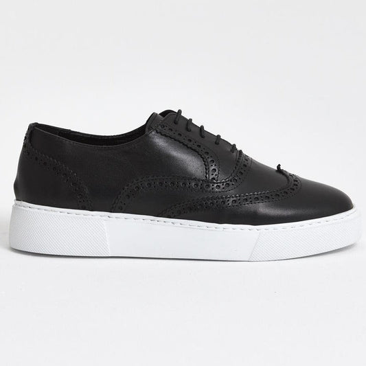 Black Wingtip Sneaker