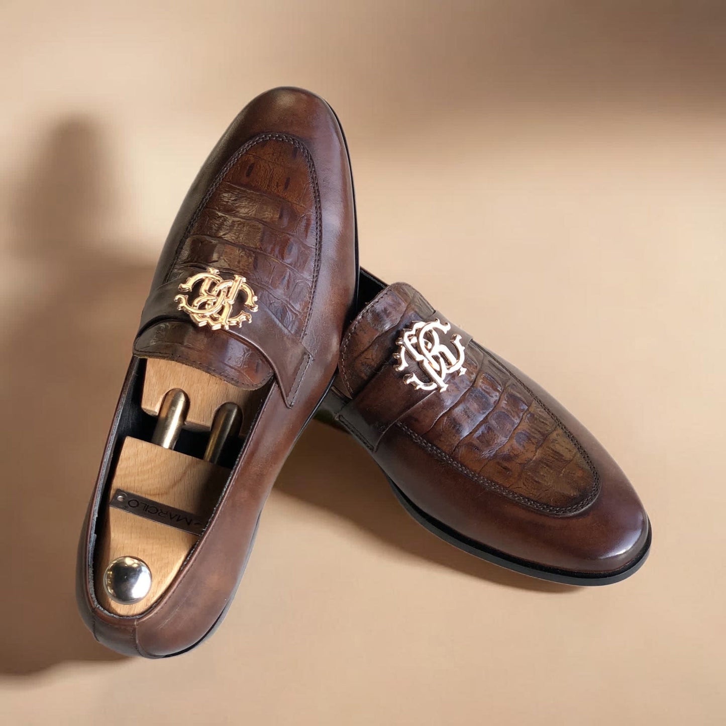 Brown Shaded VC Loafer-AL28