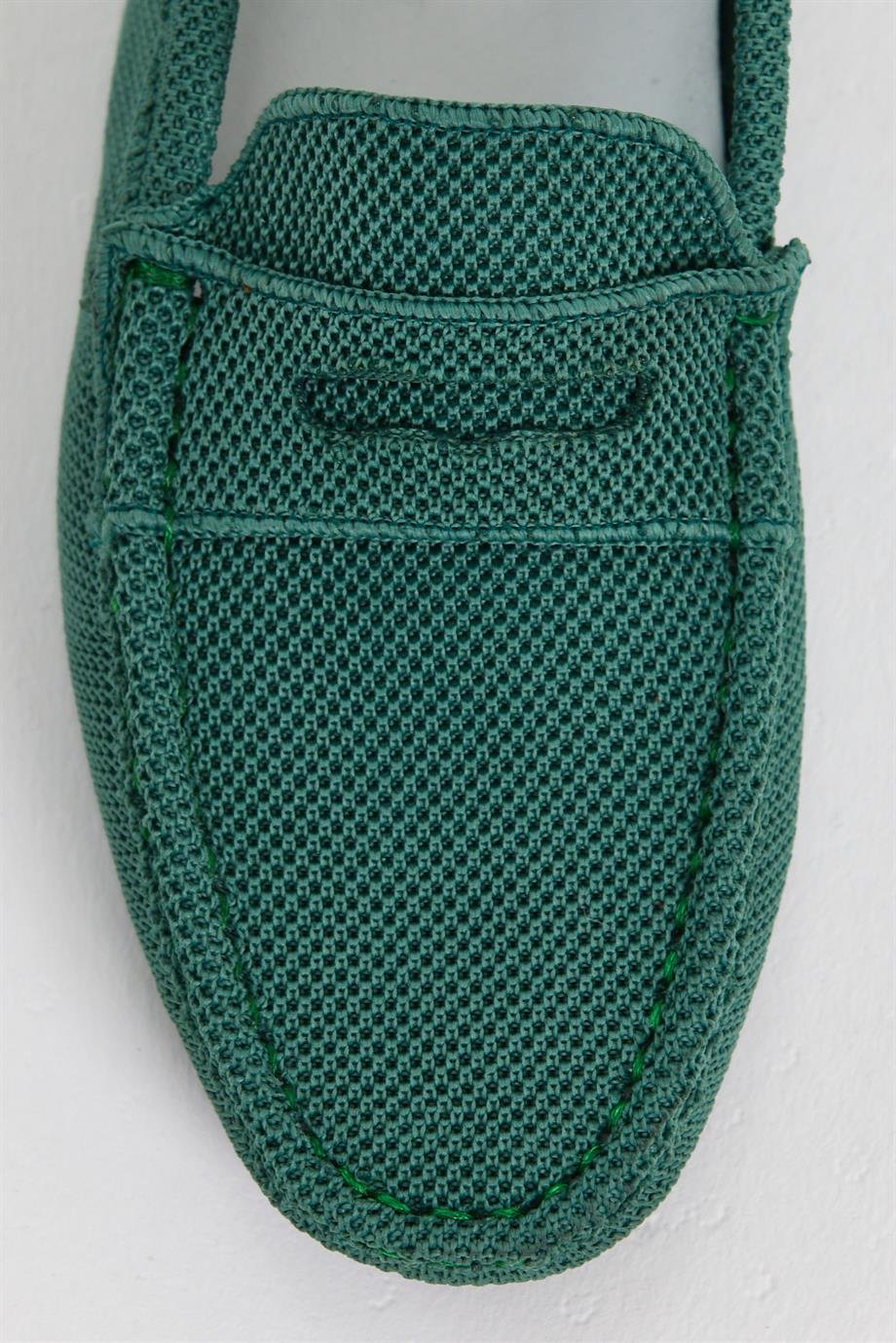 Light Green Knitwear Loafer