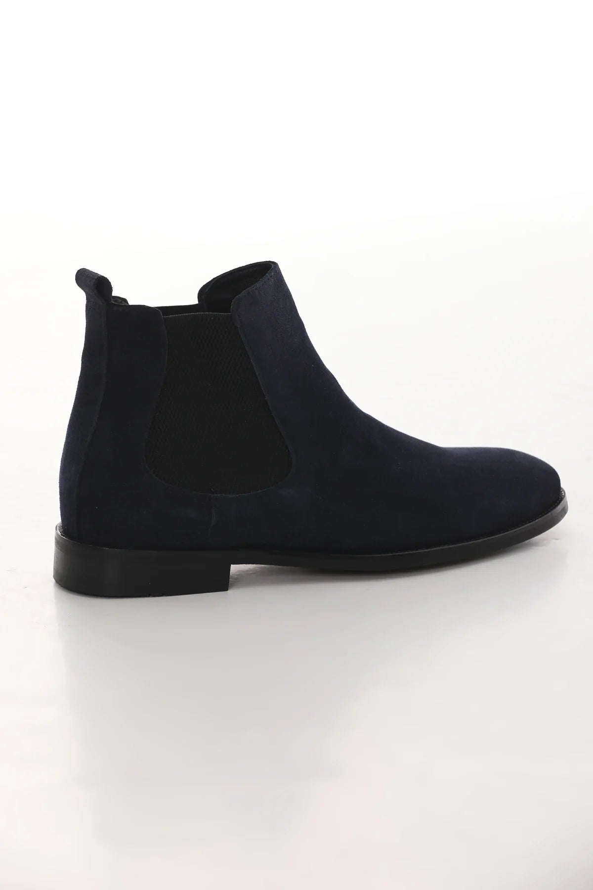 Navy Blue Suede Chelsea Boots FB-0336