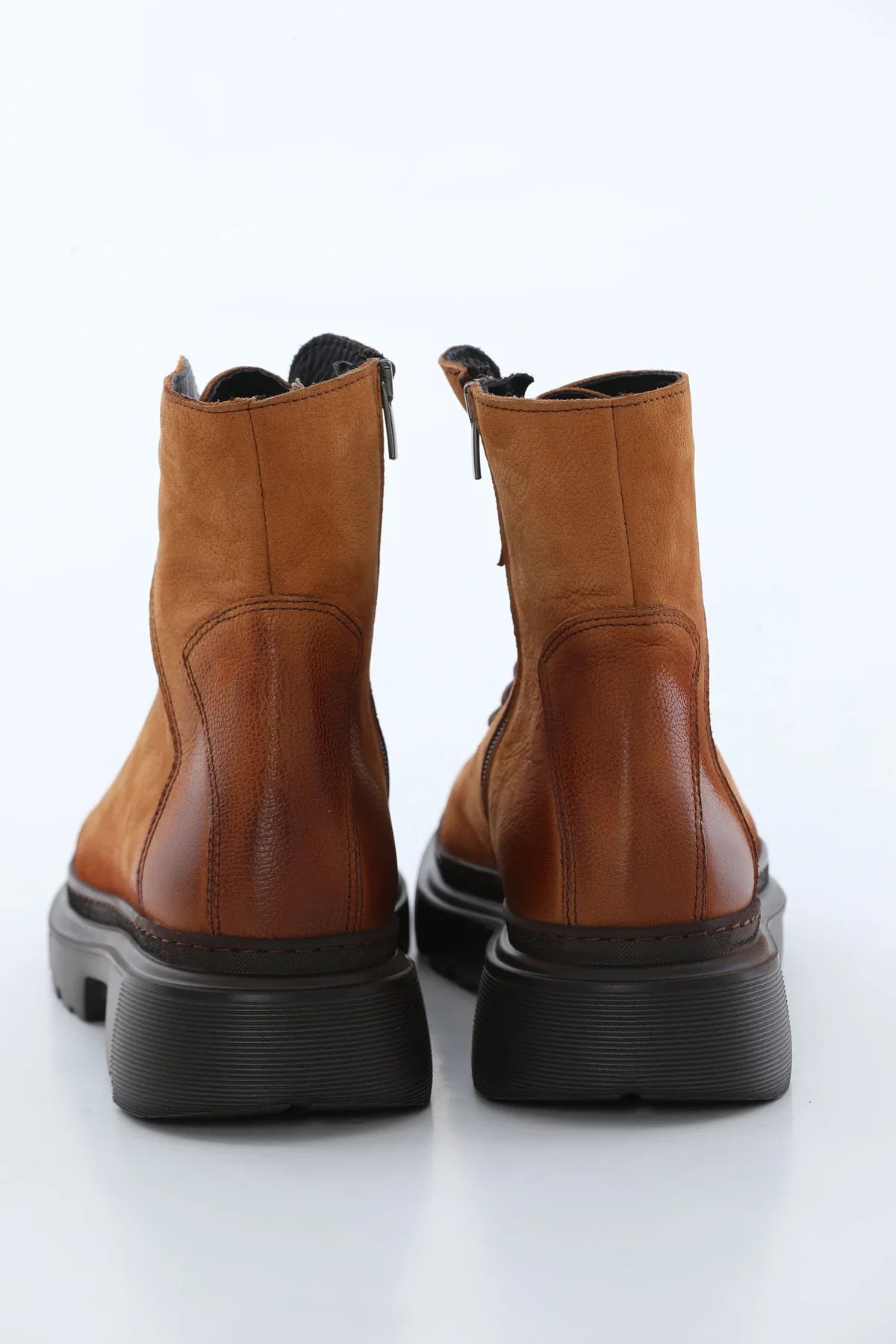 Tan Nubuck Leather Boots FB-0333