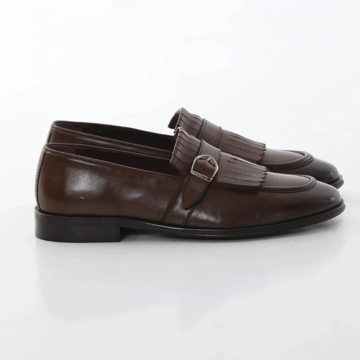 Brown Killtie Side Buckle Loafer