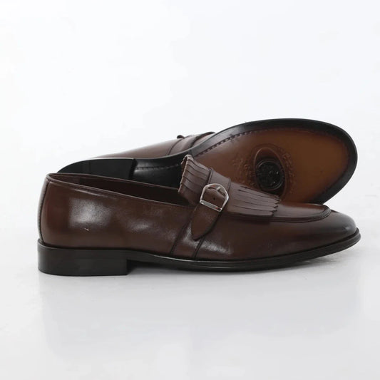 Brown Killtie Side Buckle Loafer