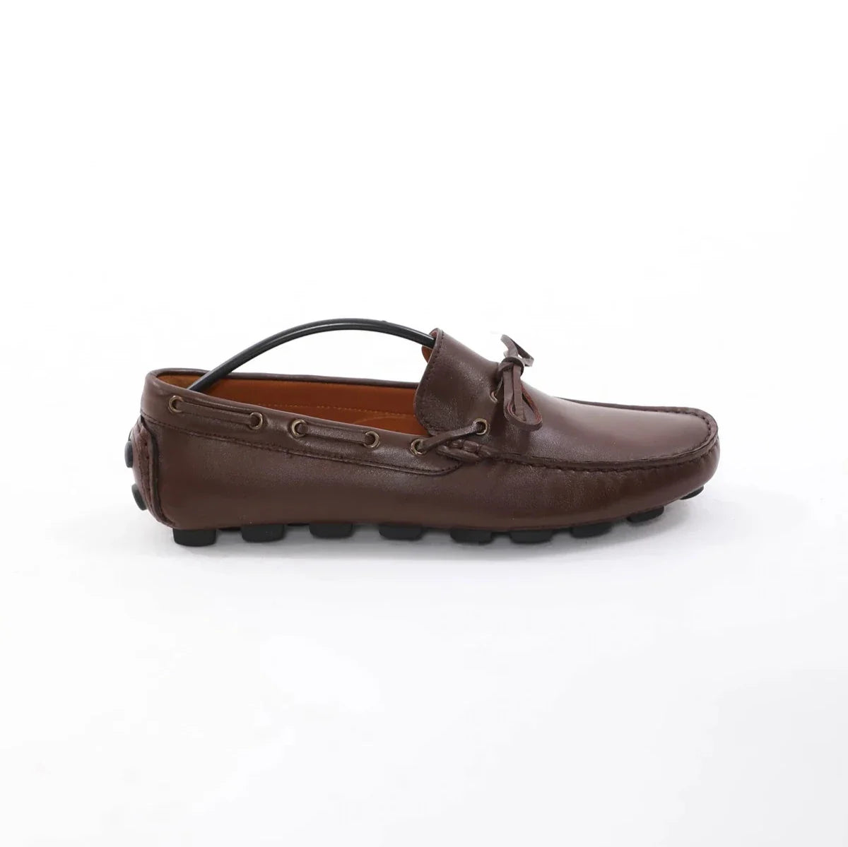 Brown Calf Leather Driving Loafer