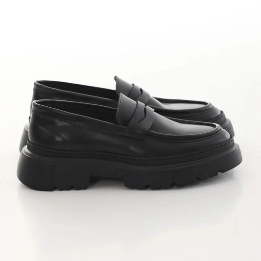Black Calf Penny Chunky F-416
