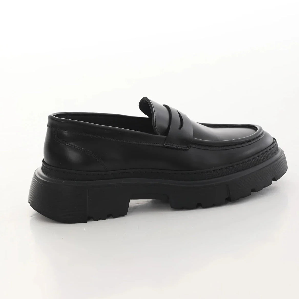 Black Calf Penny Chunky F-416