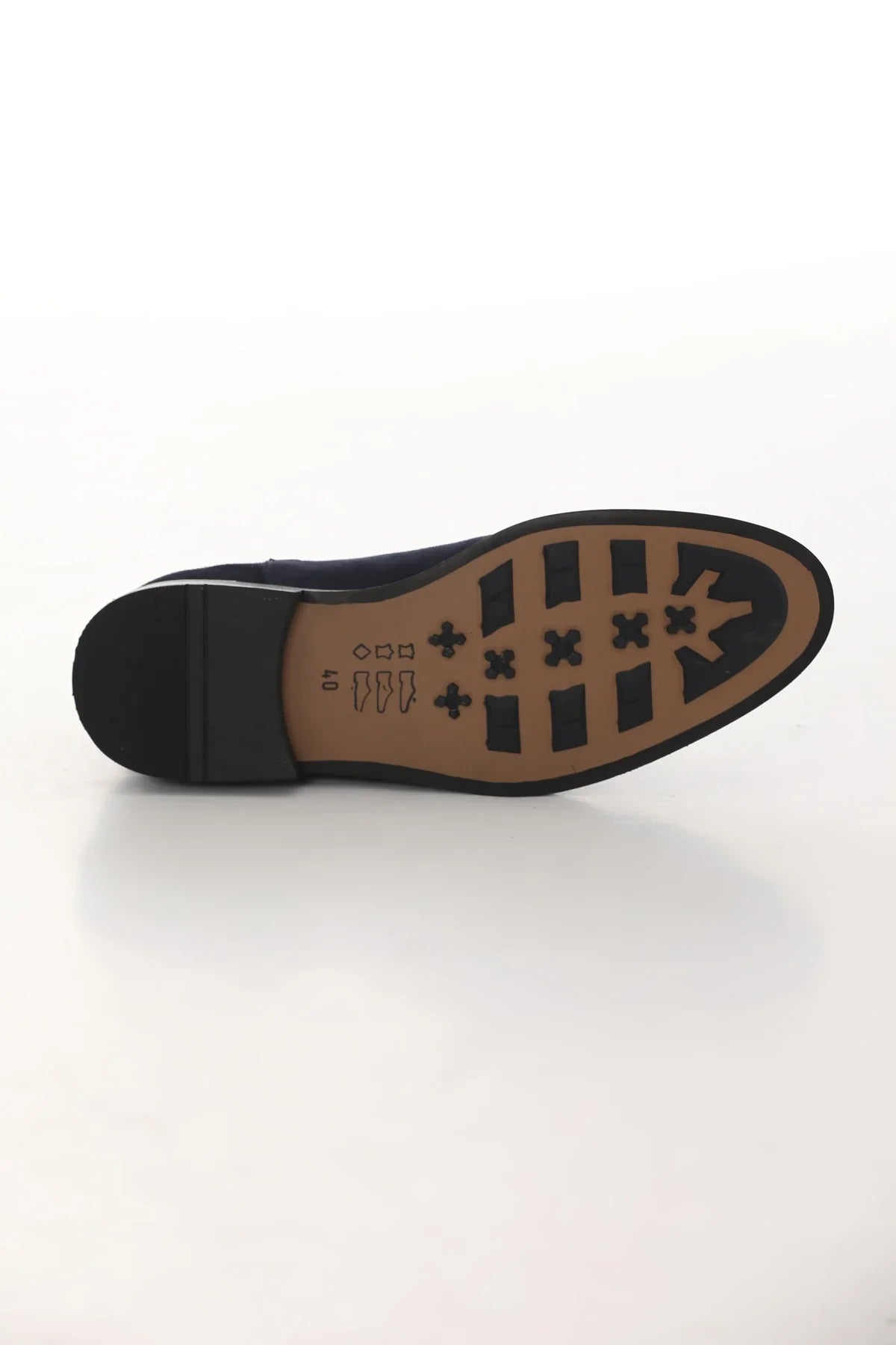 Navy Blue Suede Chelsea Boots FB-0336