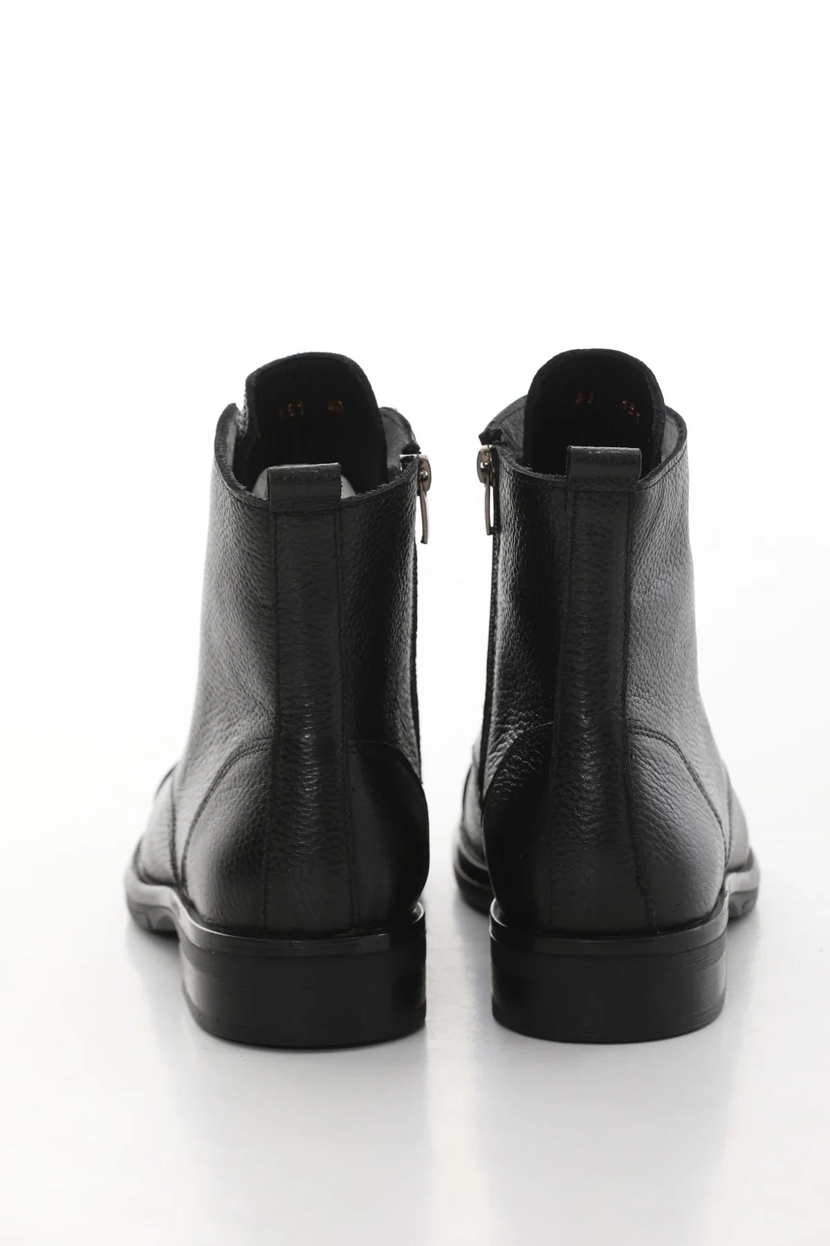 Black Milled Boots FB-0340