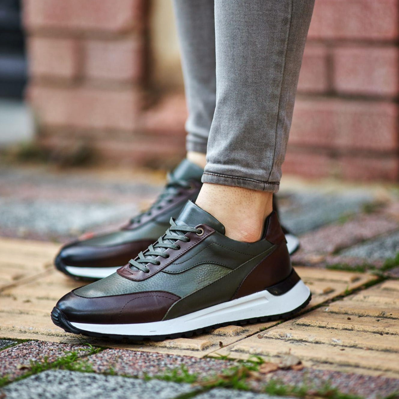 Brown And Khaki Runners